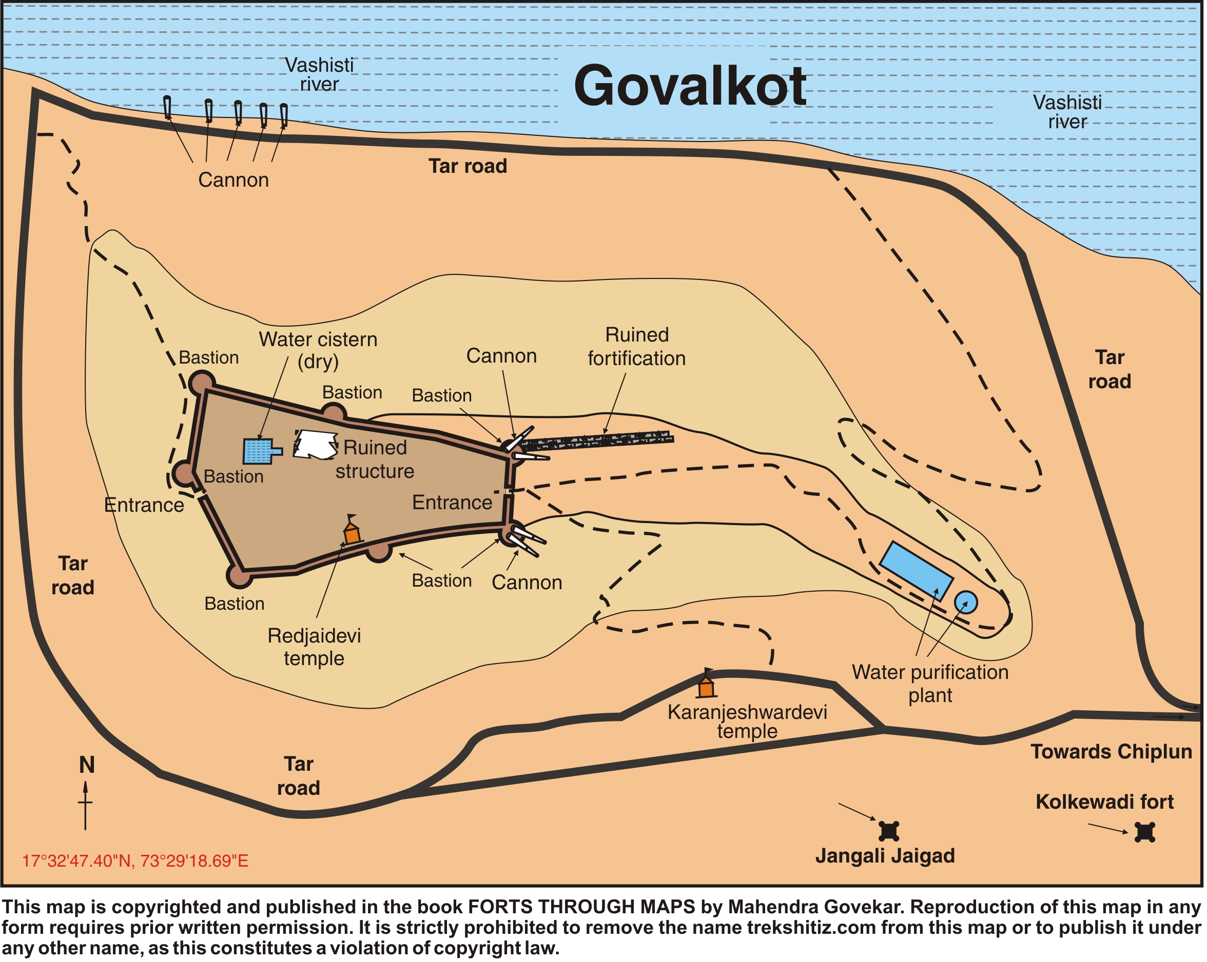 Gowalkot English Map